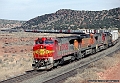 BNSF 566 at Kayser, NM in March 1999